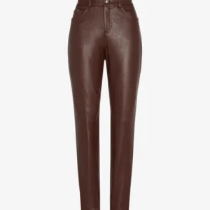 The Faux Patent Leather Five-Pocket Pant: A Stylish Statement